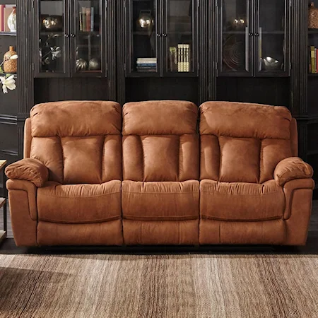 Dual Power Motion Sofa with Pillow Arms
